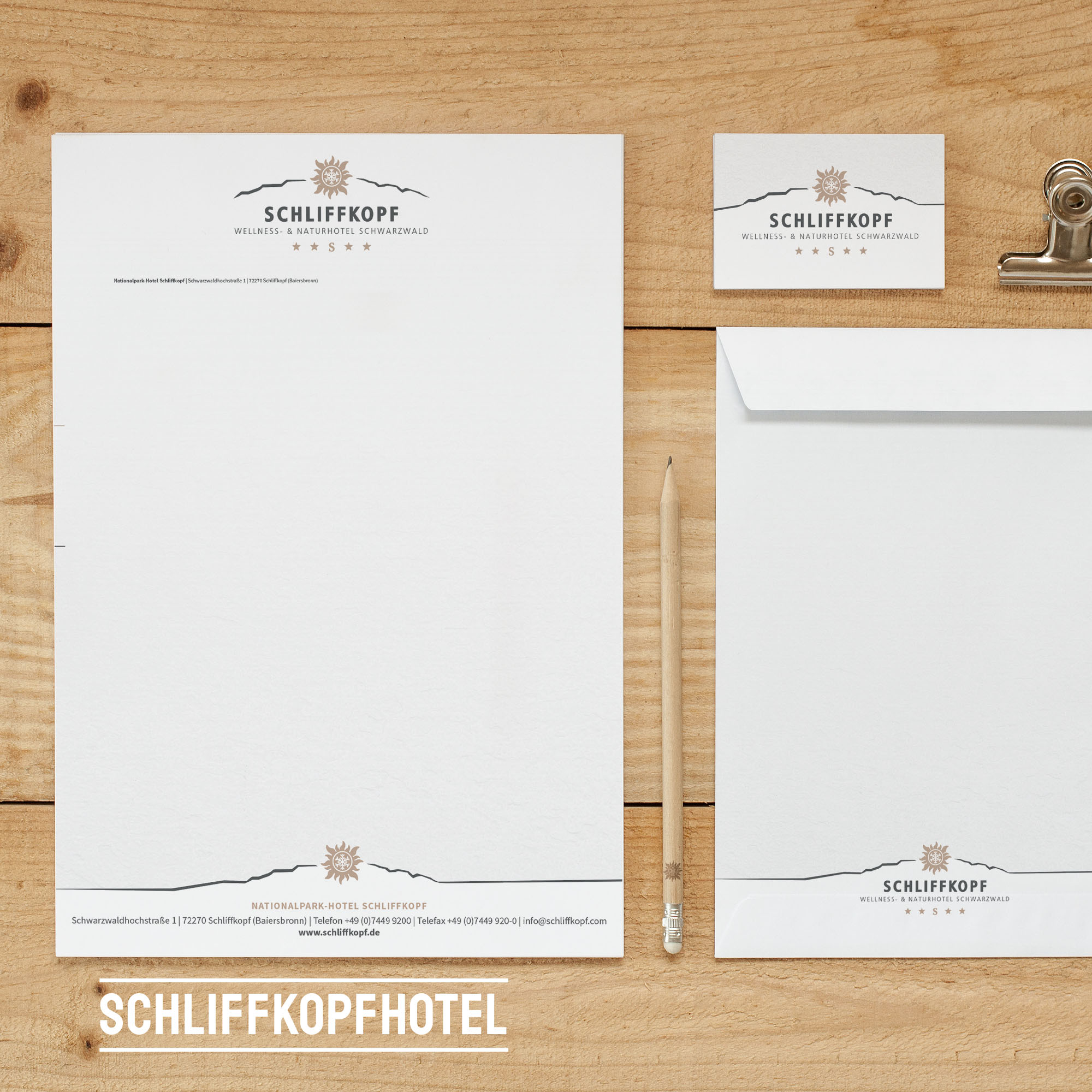 Schliffkopf Werbeartikel Projekte Kunden, Neuland design Branddesign Print & Websiten